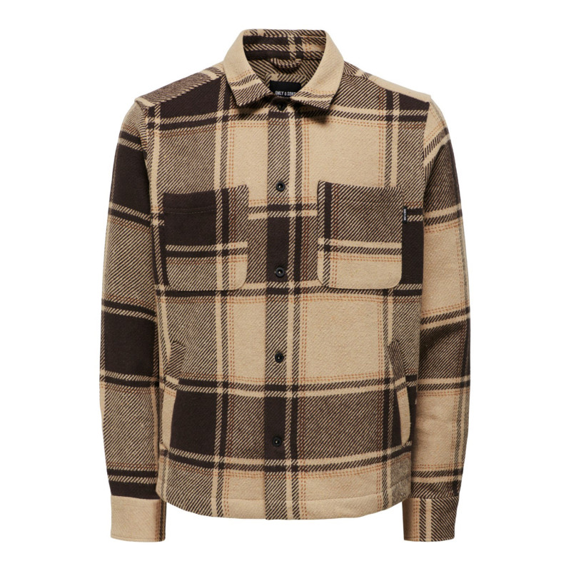 Only & Sons Marškiniai 22026663 Brown
