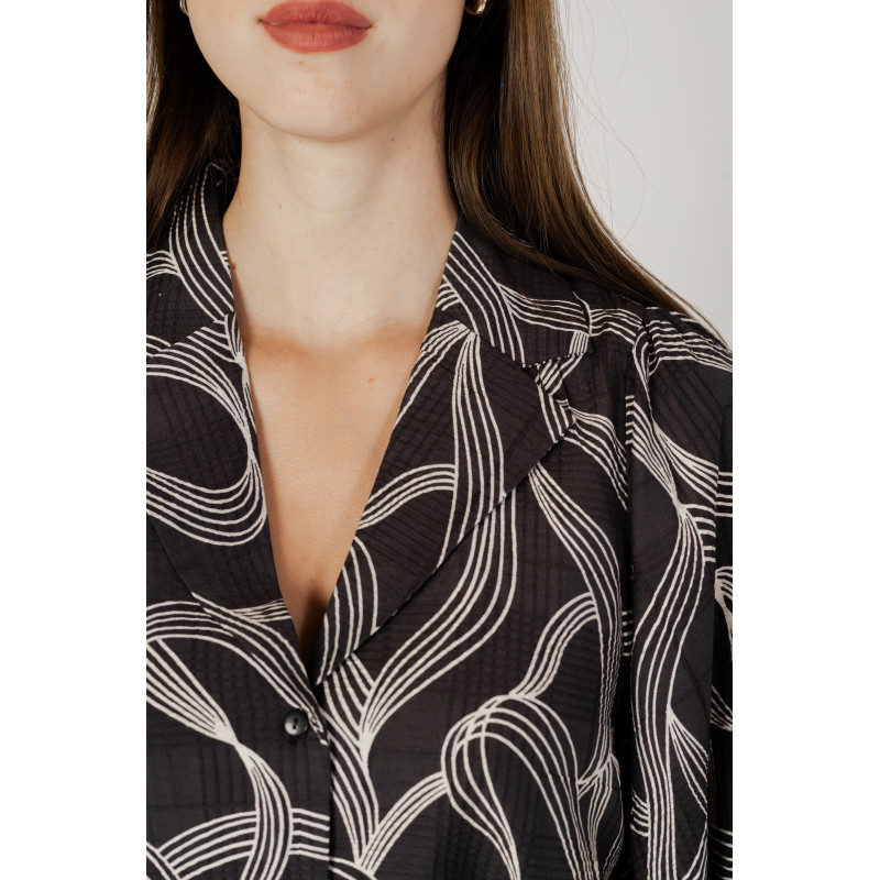 Vila Clothes Moteriški Marškiniai 14090574 Black