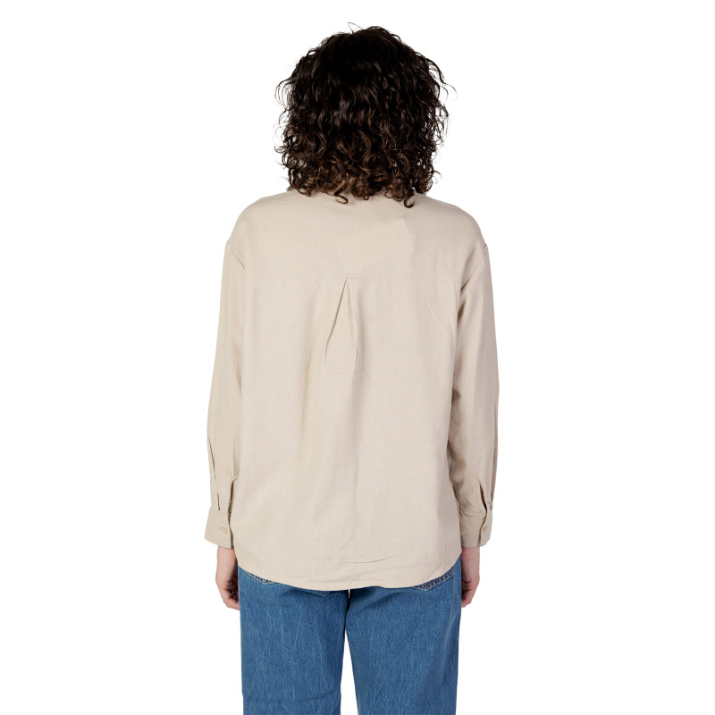 Only Moteriški Marškiniai 15278795 Beige
