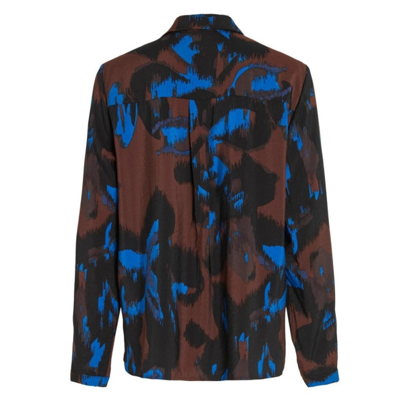 Vila Clothes Moteriški Marškiniai 14090111 Blue