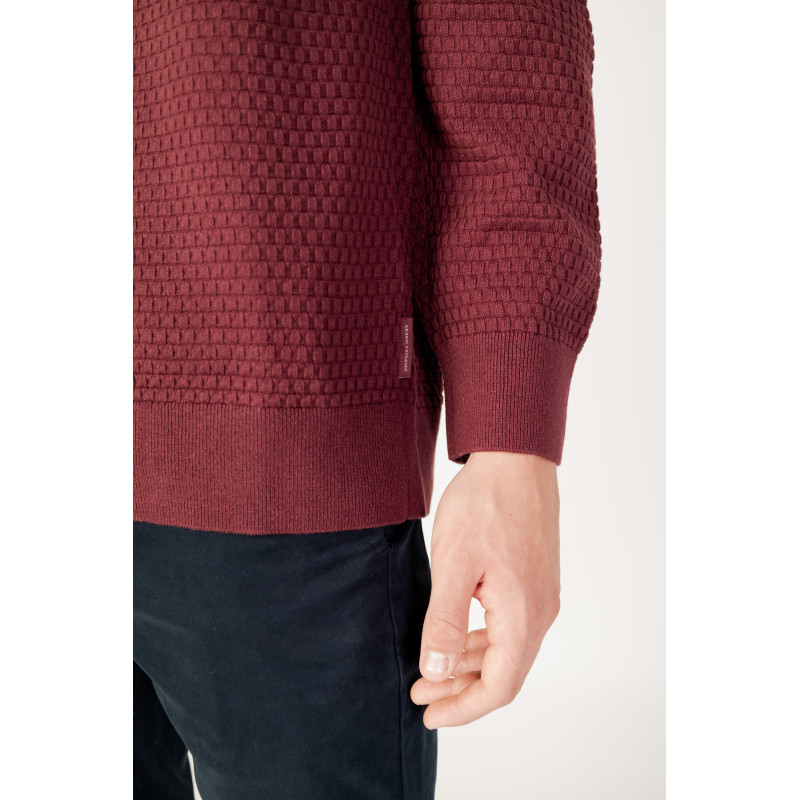 Armani Exchange Megztinis 6RZM2H ZMX8Z Bordeaux