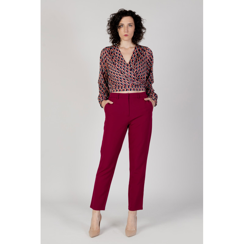 Vila Clothes Kelnės  14084356 Bordeaux
