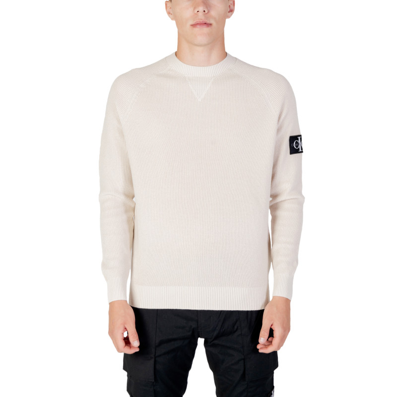 Calvin Klein Jeans Megztinis J30J323412 Beige