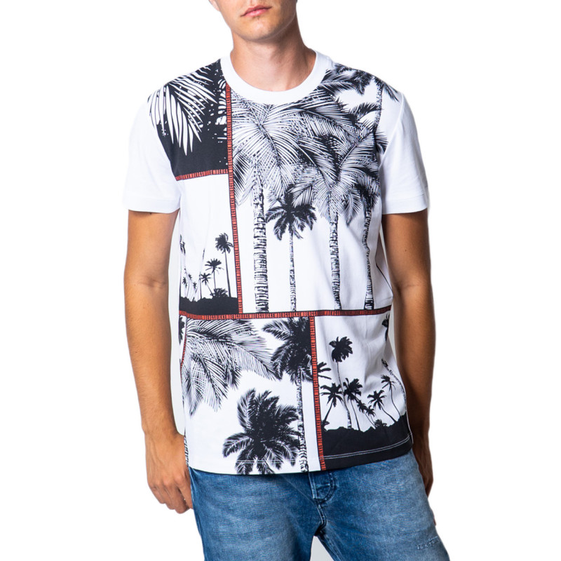 Bikkembergs Marškinėliai C4051E7E1906 White