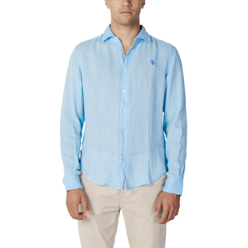 U s  Polo Assn  Marškiniai 53400 65742 Light Blue