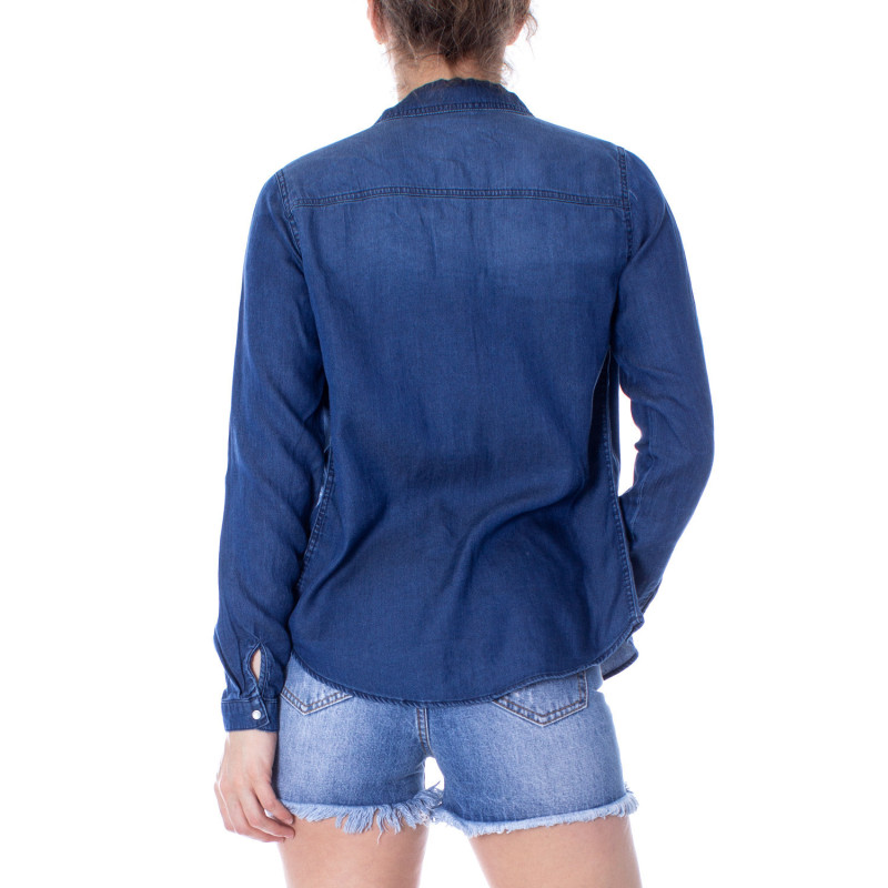 Vila Clothes Moteriški Marškiniai 14033008 Blue