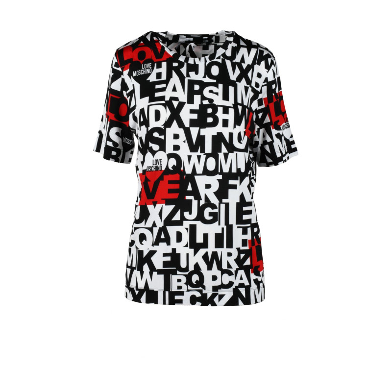 Love Moschino Marškinėliai 1058948 Bianco White