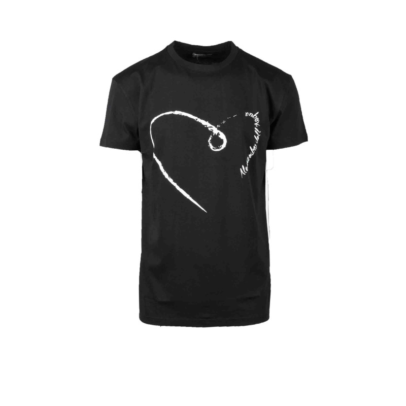 Alessandro Dell Acqua Marškinėliai 1036799 Nero Black