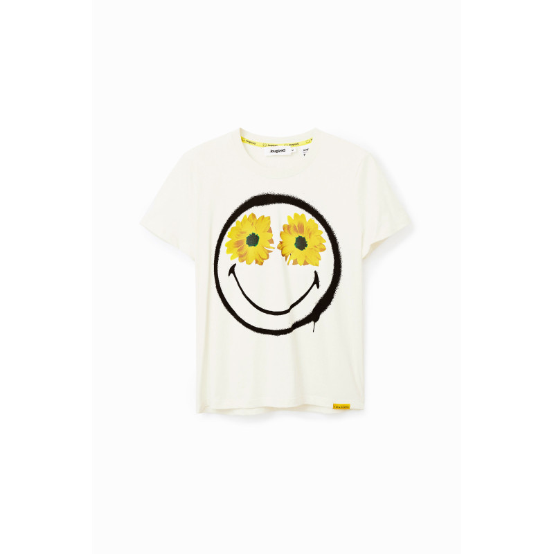 Desigual Marškinėliai 23SWTKA0 White
