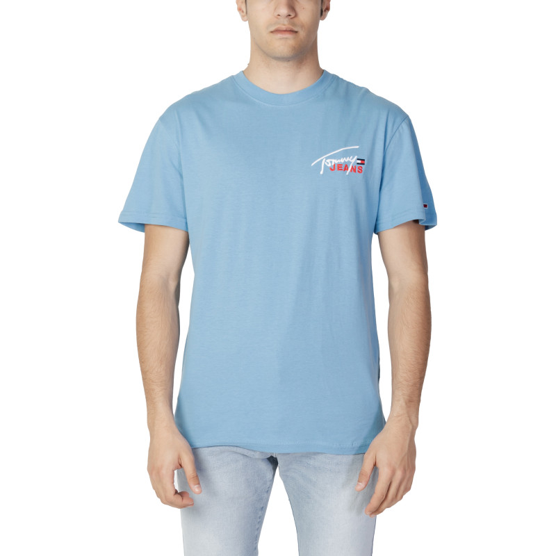 Tommy Hilfiger Jeans Marškinėliai DM0DM16236 Light Blue