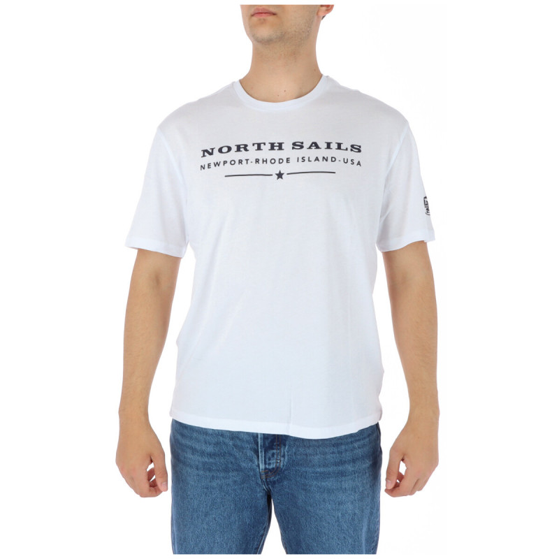 North Sails Marškinėliai 902402 White