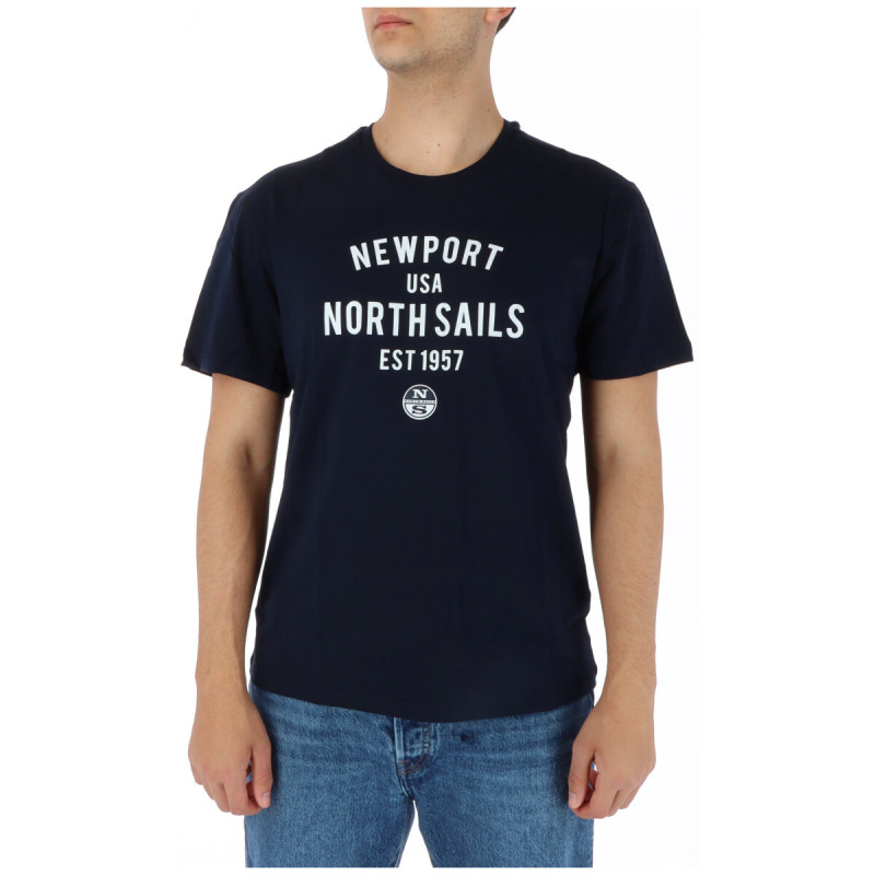North Sails Marškinėliai 902401 Blue