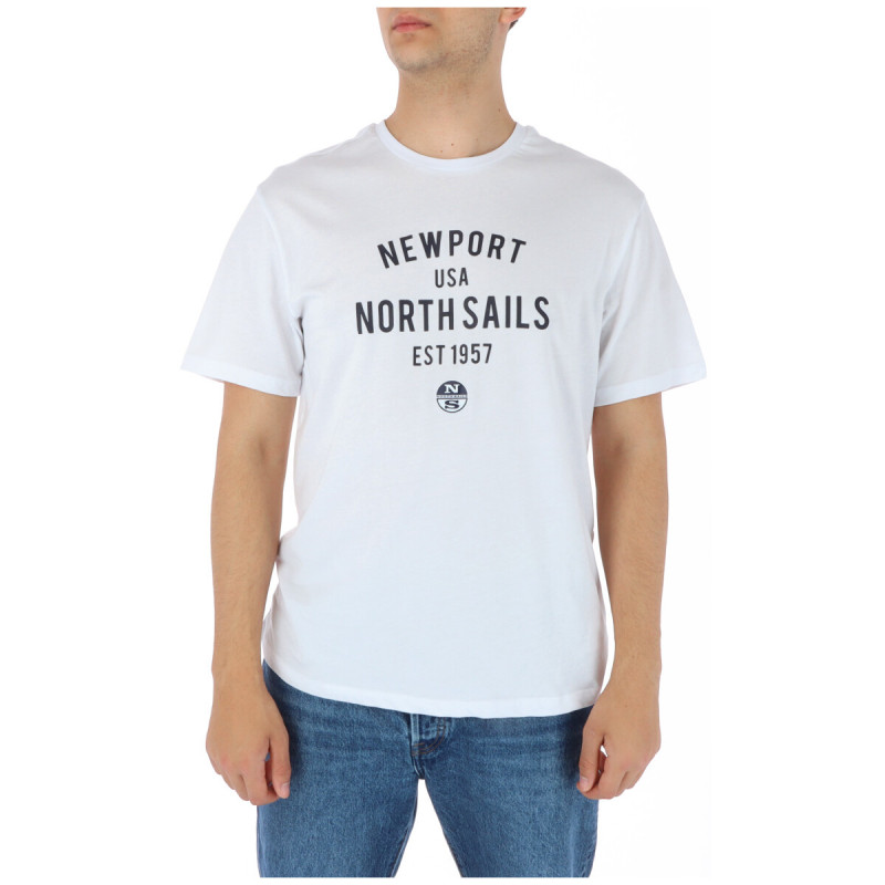 North Sails Marškinėliai 902401 White