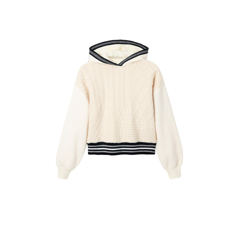 Desigual Džemperis  22WWSK11 White