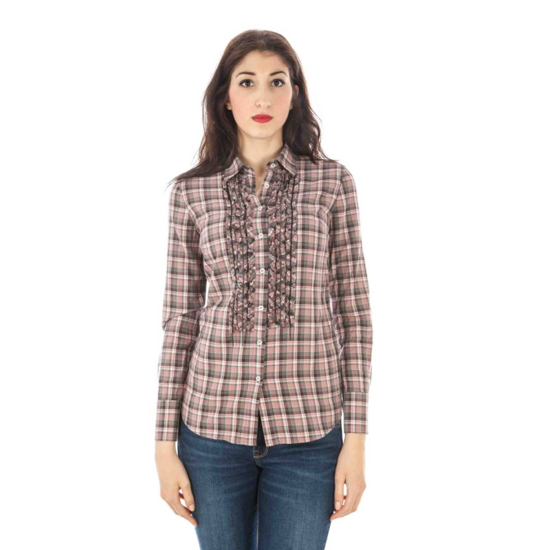 Fred perry marškiniai 31213264 Rožinė