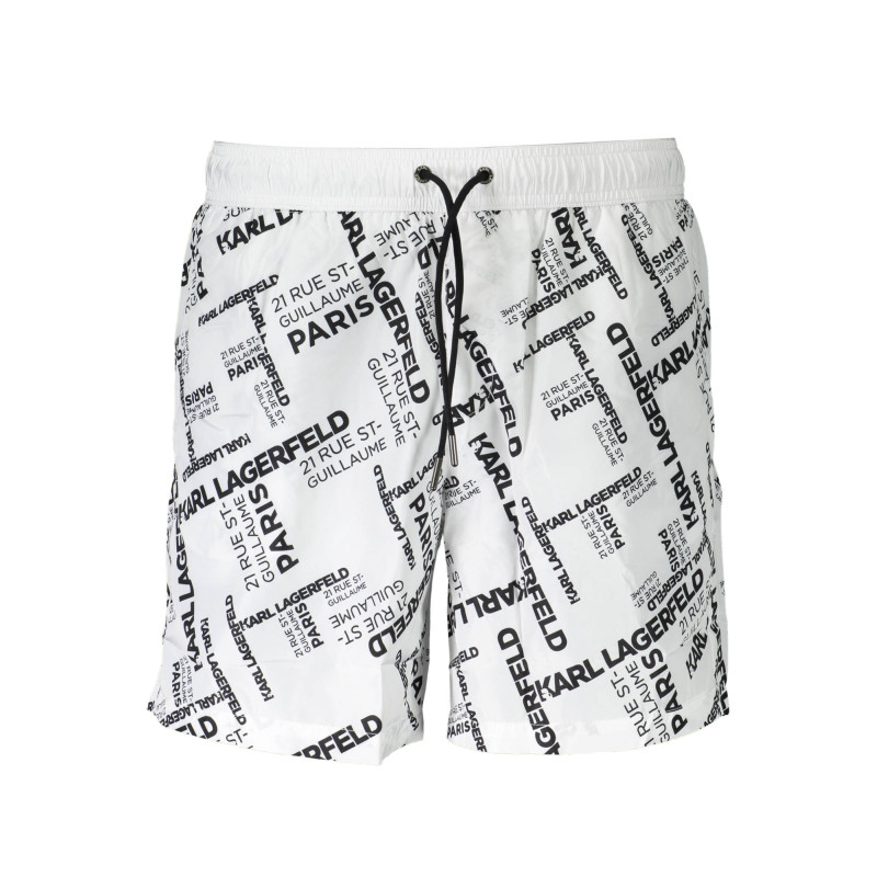 Karl lagerfeld beachwear maudymosi šortai KL20MBM08 Balta