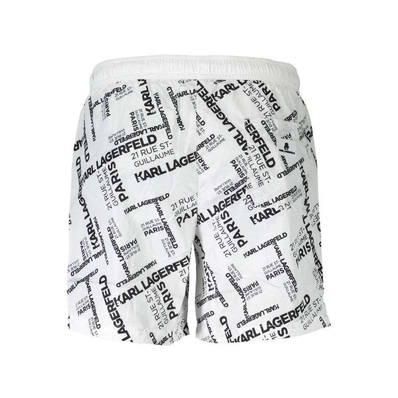 Karl lagerfeld beachwear maudymosi šortai KL20MBM08 Balta
