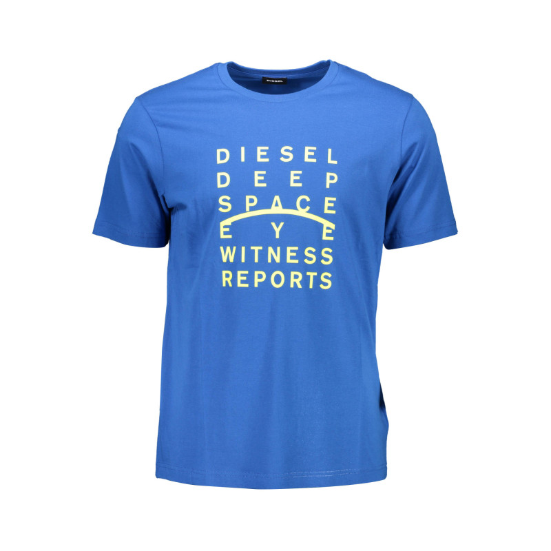 Diesel marškinėliai S4EL-T-JUST Mėlyna