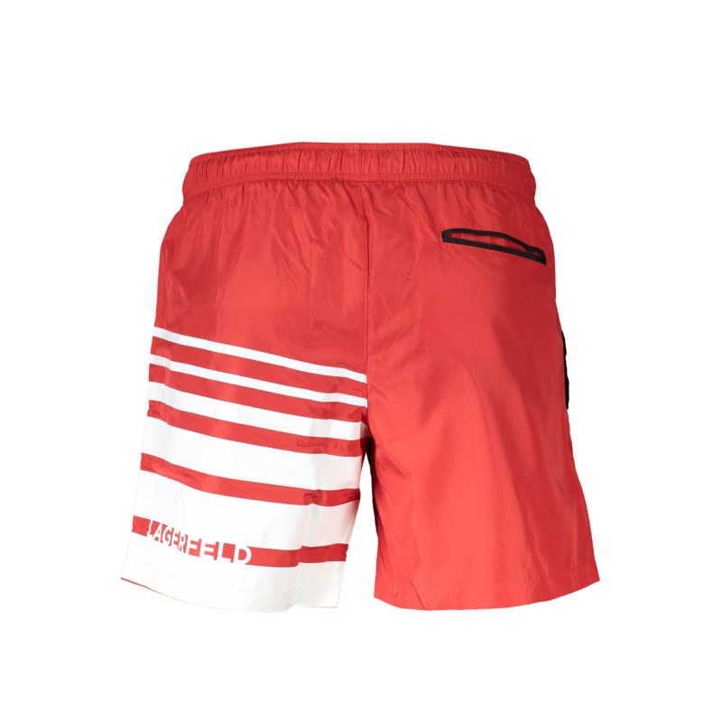 Karl lagerfeld beachwear maudymosi šortai KL20MBM03 Raudona