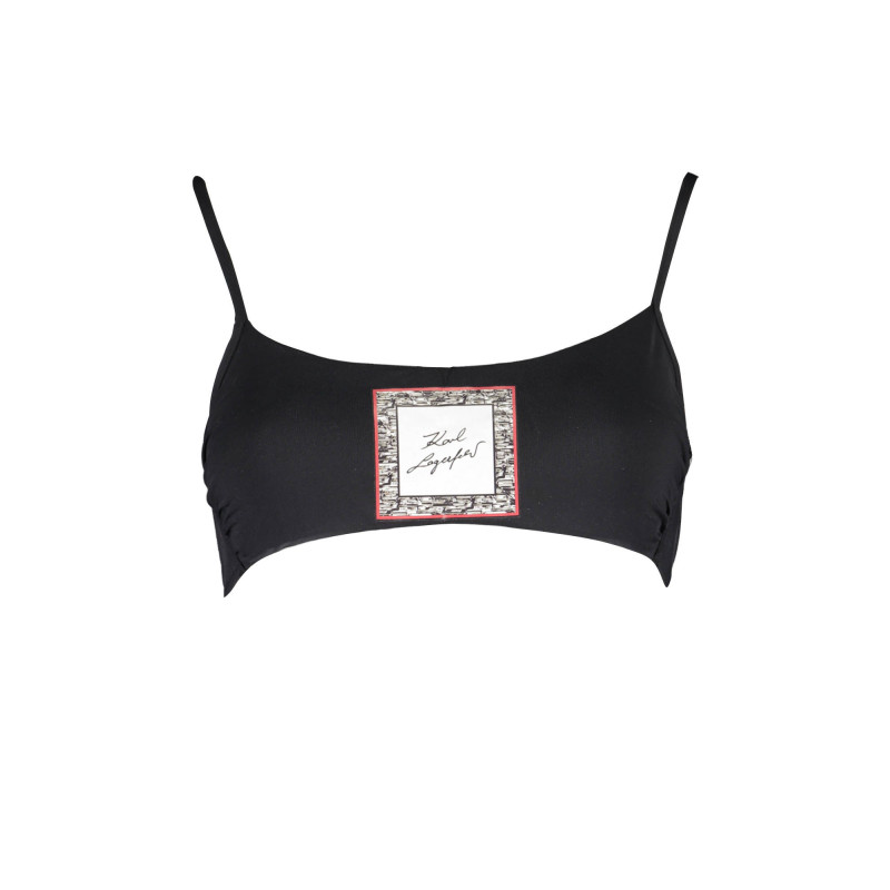 Karl lagerfeld beachwear rankšluostis KL21WTP12 Juoda