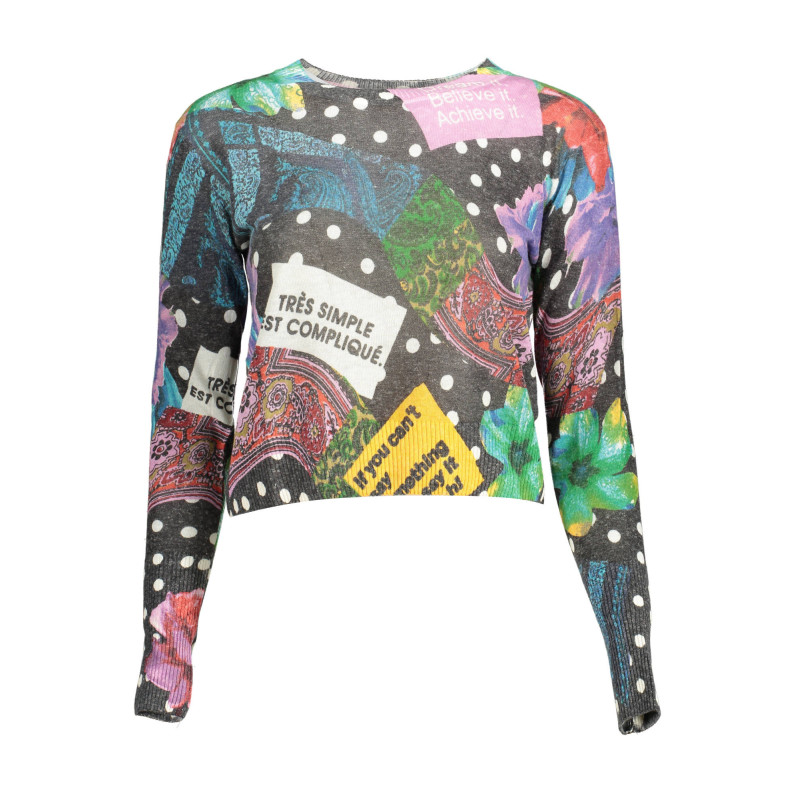 Desigual megztinis 22WWJFA1 Juoda