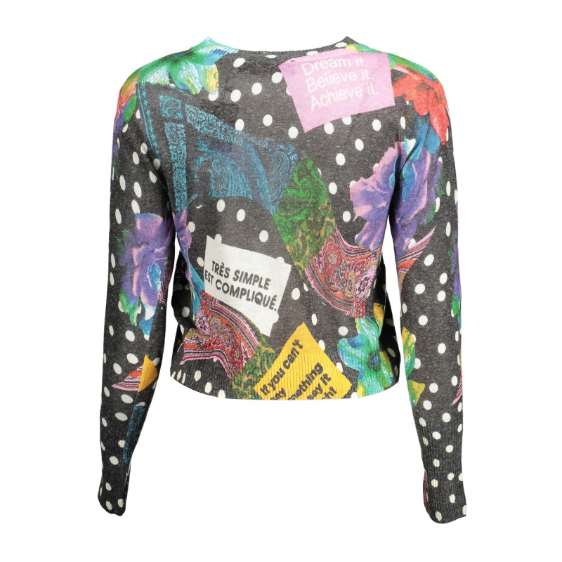 Desigual megztinis 22WWJFA1 Juoda