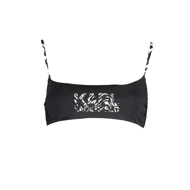 Karl lagerfeld beachwear rankšluostis KL22WTP26 Juoda