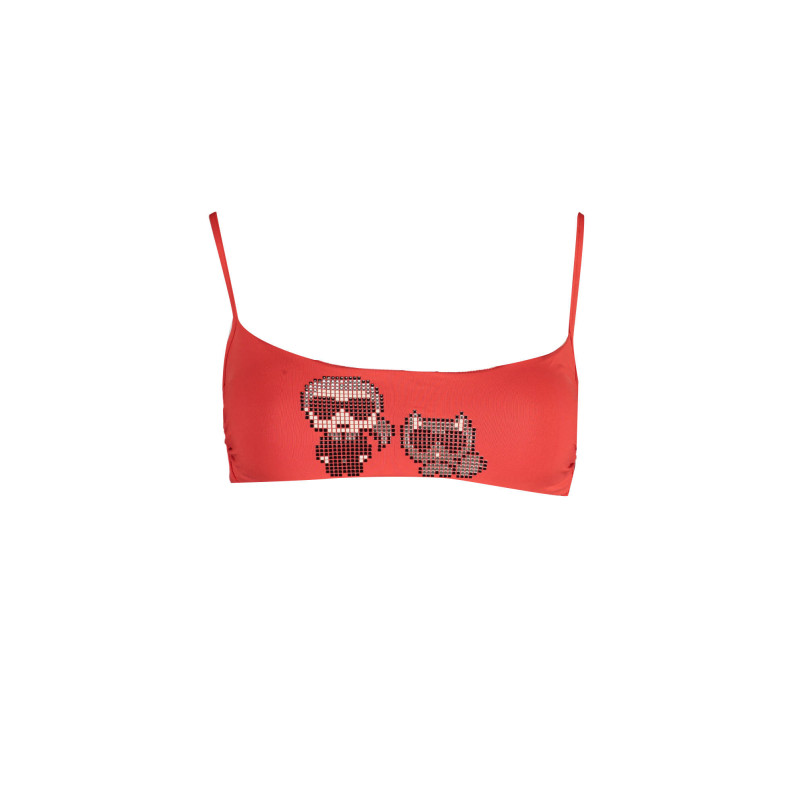 Karl lagerfeld beachwear rankšluostis KL22WTP04 Raudona