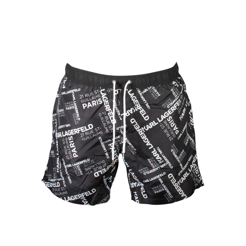 Karl lagerfeld beachwear rankšluostis KL21MBM14 Juoda