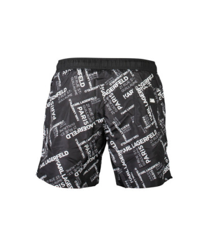 Karl lagerfeld beachwear rankšluostis KL21MBM14 Juoda