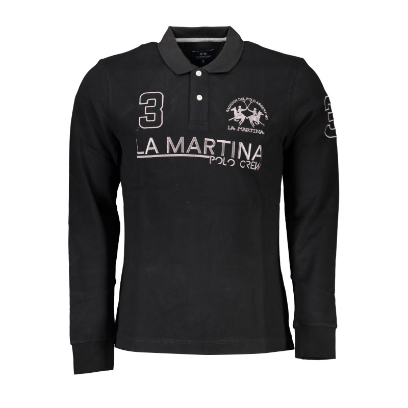 La martina polo marškinėliai XMP313JS005 Juoda