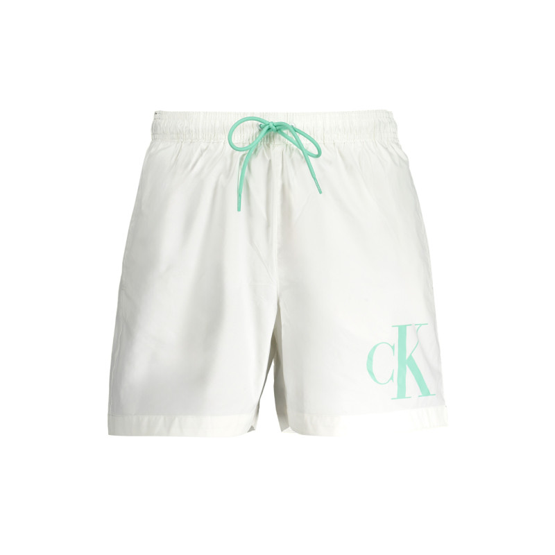 Calvin klein maudymosi šortai KM0KM01003 Balta