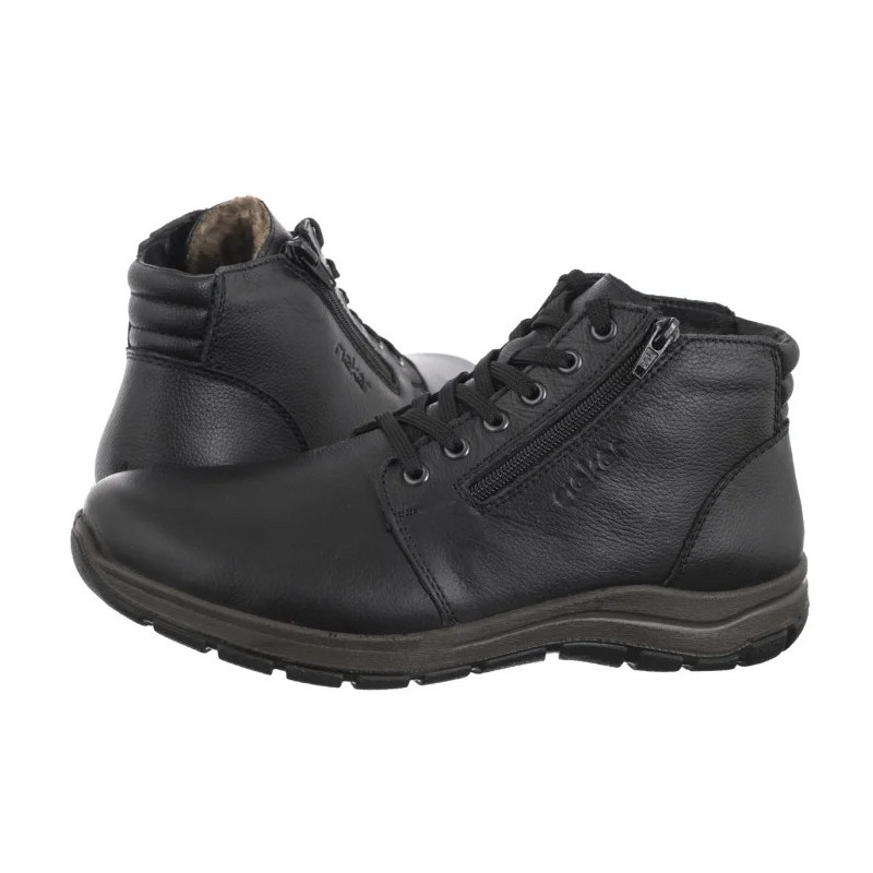 Rieker Czarne 03652-00 Black (RI223-a) batai