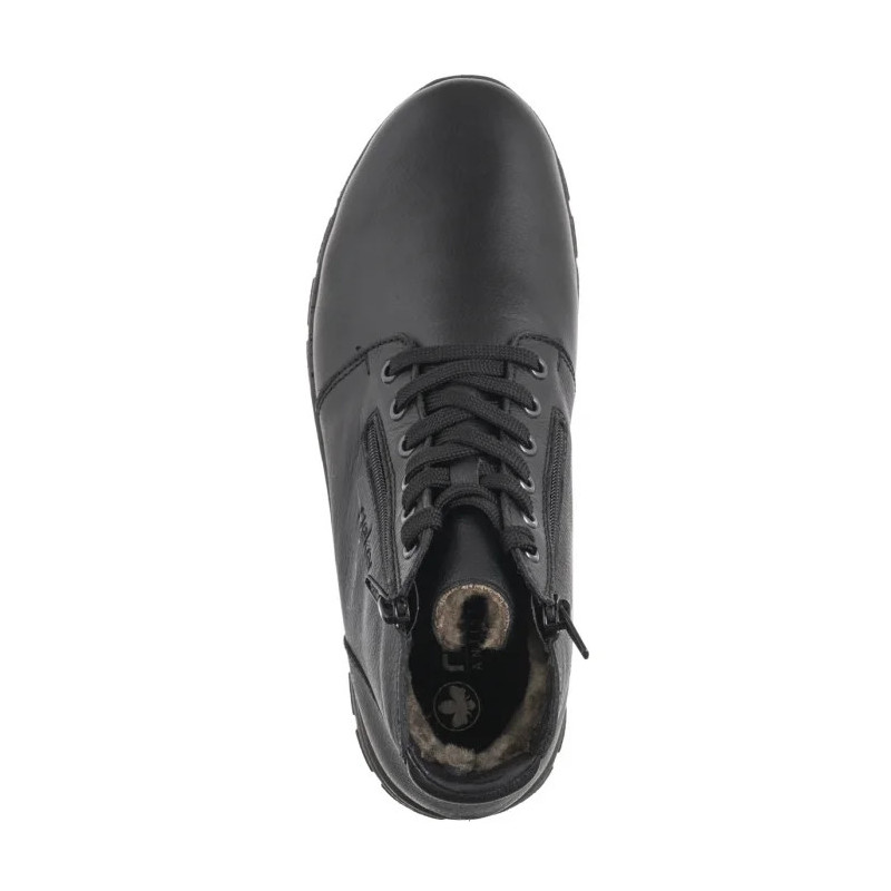 Rieker Czarne 03652-00 Black (RI223-a) batai