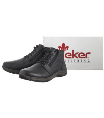 Rieker Czarne 03652-00 Black (RI223-a) batai