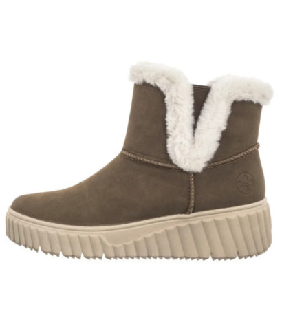 Rieker Brązowe N2560-24 Brown (RI219-a) bateliai