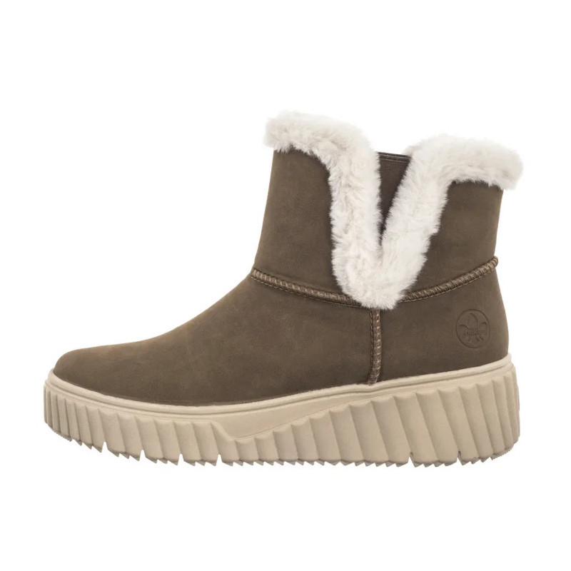 Rieker Brązowe N2560-24 Brown (RI219-a) bateliai