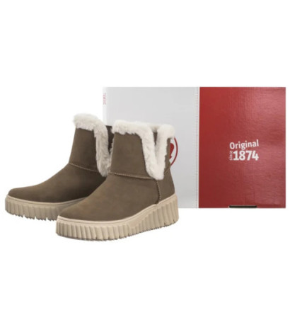 Rieker Brązowe N2560-24 Brown (RI219-a) bateliai