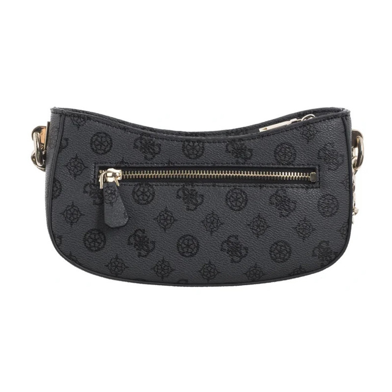 Guess Evelune Top Zip Shoulder Bag HWPG93 53180 Charcoal Logo (GU695-a) rankinė