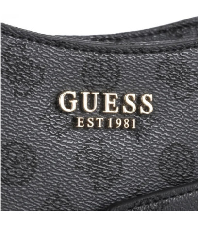 Guess Evelune Top Zip Shoulder Bag HWPG93 53180 Charcoal Logo (GU695-a) rankinė