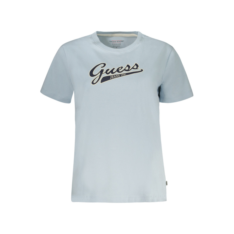 Guess jeans marškinėliai W4YI13J1314 Žydra