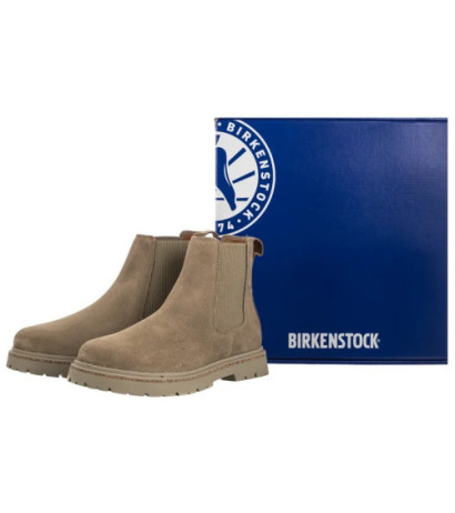 Birkenstock Highwood Slip On Mid Taupe 1025737 (BK283-b) batai
