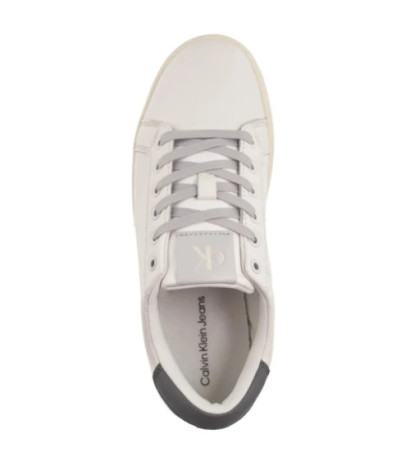 Calvin Klein Classic Cupsole Low Ohb Bright White/Creamy White YM0YM01164 0LD (CK605-a) sportiniai bateliai