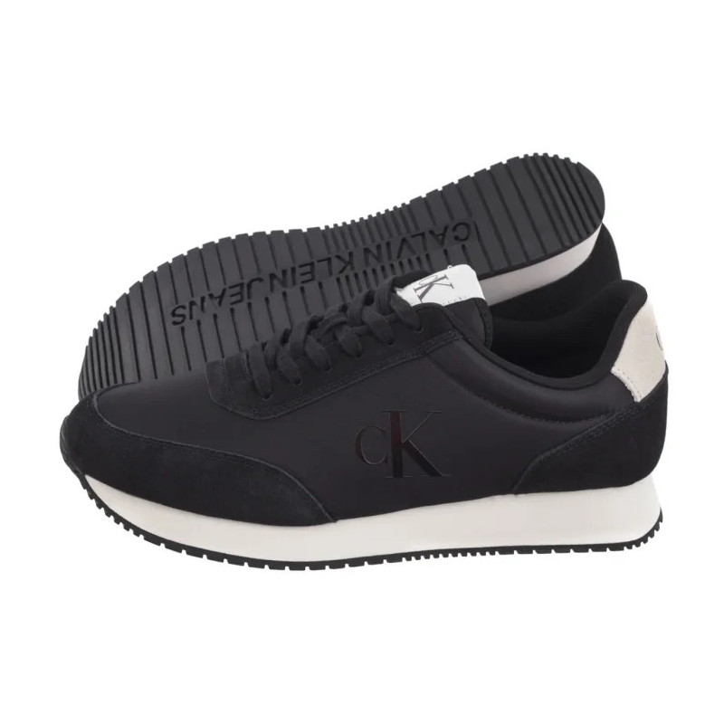 Calvin Klein Retro Runner Iconic Snk Black/Bright White YM0YM01119 0GM (CK611-a) sportiniai bateliai