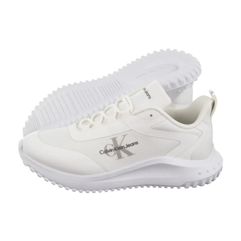Calvin Klein Eva Runner Low Lace Mix Ml Wn Triple Bright White YW0YW01442 0K4 (CK607-a) sportiniai bateliai