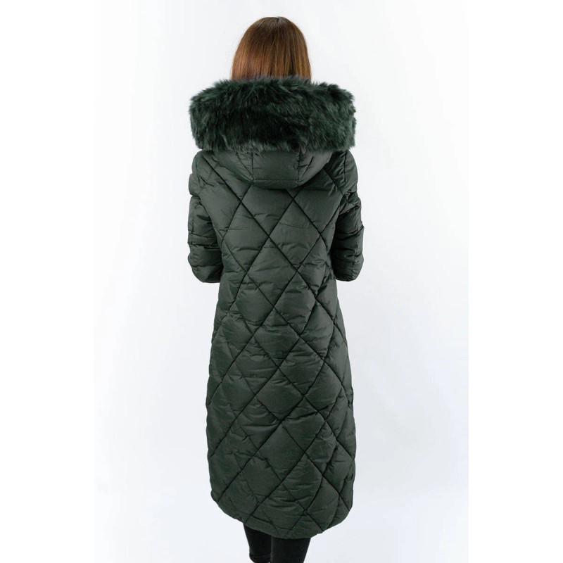 LONG WINTER HOODED JACKET BLACK (7688BIG) striukė LONG WINTER HOODED JACKET BLACK (7688BIG) striukė