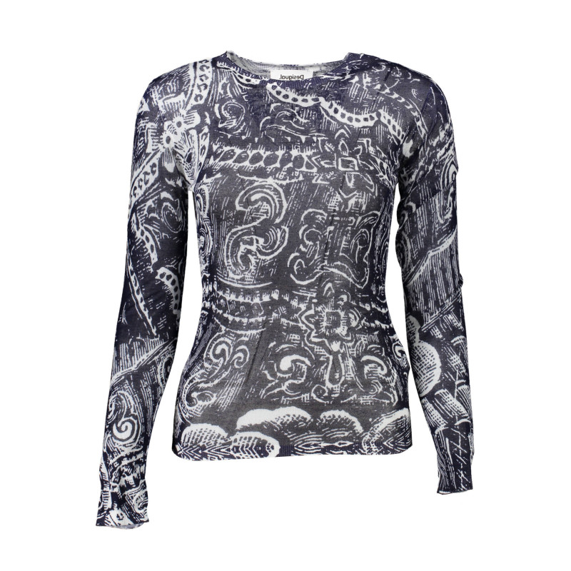 Desigual megztinis 21WWTKC1 Mėlyna