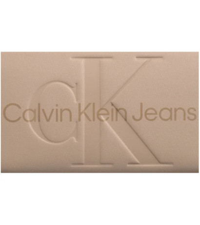 Calvin Klein Sculpted Mono Zip Around Mono Rose Dust K60K607634 TFQ (CK120-g) rankinė