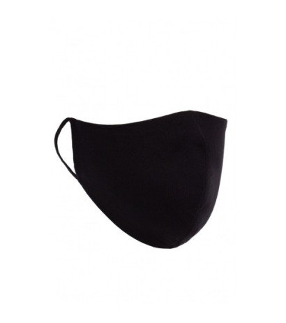 Profilowana maseczka bawełniana - czarna