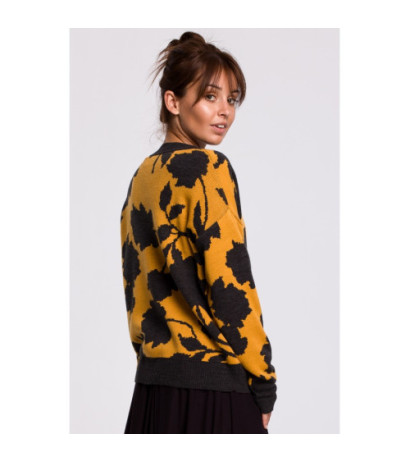 BK056 Sweter w kwiaty - model 3